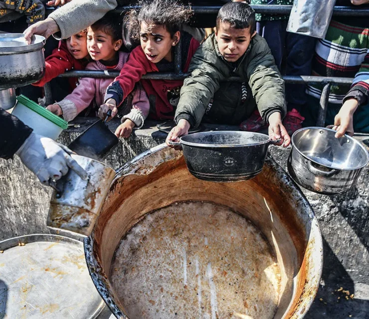 Gaza entering the cruellest phase ofwar Starvation in Palestine