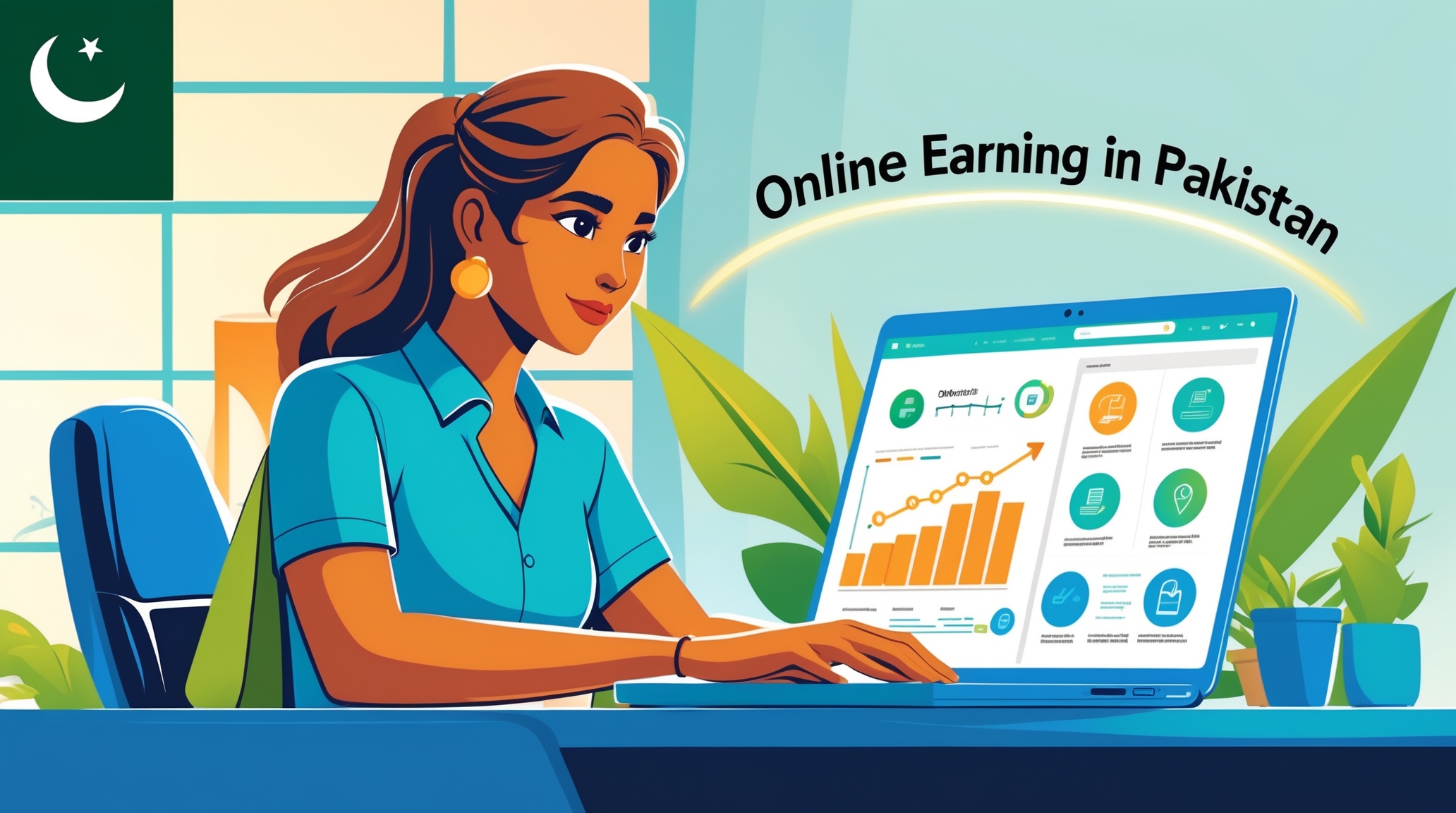 online earning apps Pakistan, best apps for students to earn money, make money online Pakistan, part-time earning apps, freelancing apps for students)